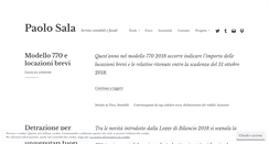 Desktop Screenshot of paolosala.it